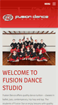 Mobile Screenshot of fusiondance.co.nz